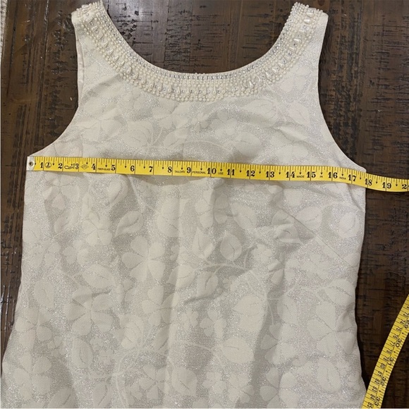 Lilly Pulitzer Elegant White Sleeveless Dress size 8 - Picture 7 of 9
